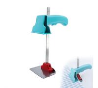 Pince à tissu réglable avec base en acier, pince de maintien antidérapante et robuste, clip de contrôle de la hauteur à un bouton pour le matelassage, la coupe, la couture et la couture DIY (25,4 cm)