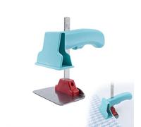 Pince à tissu réglable avec base en acier, pince de maintien antidérapante et robuste, clip de contrôle de la hauteur à un bouton pour le matelassage, la coupe, la couture et la couture à faire