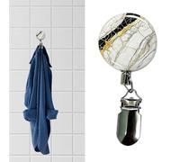Pince À Torchon De Cuisine,Acier Inoxydable Rétractable Antidérapant Adhésif Puissant | Pince À Serviette Pour Lave-Vaisselle,Pour chambre, camping-car, cuisine, placard, lisses, vêtements, chaussette