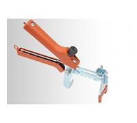 Pince à traction réglable pour coins permettant d'insérer le coin à l'intérieur de la bordure de la base/espaceur pour un nivellement précis des dalles en phase de sol.