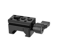 Pince à tube à dégagement rapide standard en alliage d'aluminium avec trous filetés 1/4 et 3/8 pour diverses utilisations dans les studios Pince de photographie en alliage d'aluminium