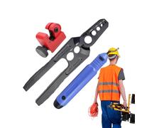 Pince à tuyau, outil de réparation de tuyau en cuivre à 6 trous | 3 outils de réparation de tuyau en cuivre | Pinces à outils de refroidissement, sertisseurs pour Thanksgiving, Noël