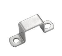 Pince à tuyau rectangulaire Pince à selle, Collier de serrage for tube carré rectangulaire en acier inoxydable 304, en forme de U, plusieurs tailles(100 x 20)