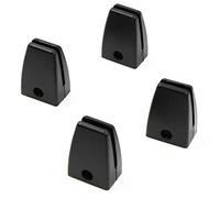 Pince à Verre d'étagère Support de Verre Fixation Par Pince 4 PCS Support Robuste en Alliage d'aluminium d'accessoires de Bureau Accessoires de Meubles Durables et Anti déformation.