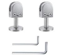 Pince à verre en acier inoxydable, Lot de 2 pinces de sol en verre for pinces à verre de 1/3"-2/5"-1/2" d'épaisseur Pince à ergot Pince de sol en verre en acier inoxydable Plus fiable(10~12mm,60mm hig