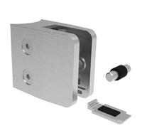Pince à verre MOD26 - 52 x 52 mm - En acier inoxydable - Pour tube de 42,4 mm - Caoutchouc de 8,00-12,76 mm (MOD 26 pour tube en caoutchouc de 8,00 mm).