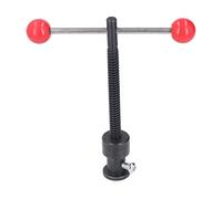 Pince à vis en forme de T, pince à vis d'établi, acier à roulement solide, filetage transparent, pince à vis manuelle pour établi de menuiserie, T12 X 180 mm avec une finition