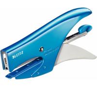 Pince Agrafeuse 15 Feuilles Bleu Métallique