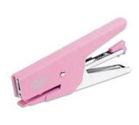 Pince agrafeuse BB58. Agrafes bébé (8/4). 15 feuilles. Rose