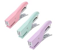 Pince agrafeuse en métal robuste - Capacité de 25 feuilles, design sans bourrage, compatible avec les agrafes 24/6 - Agrafeuse manuelle ergonomique pour bureau, école et la maison