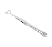 Pince Alimentaire en Acier Inoxydable 304 Multifonction | Barbecue, Pointe Légèrement Inclinée, Poignée Ergonomique Antidérapante, la Cuisine et Bouteilles Standard