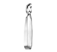 Pince Alimentaire en Acier Inoxydable, Forme Escargot, Service | Poignée Ergonomique à Ressort, Usage D’une Main, pour Œufs et Amuse-bouches, Argenté, la Cuisine