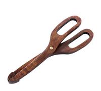 Pince alimentaire en bois - Pince de cuisine en forme de ciseaux | Pinces de service de qualité alimentaire, pinces réutilisables pour cornichons, grille- , pâtes, grillades, barbecue