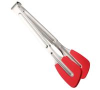Pince Alimentaire et Silicone en Acier Inoxydable | Bavure, Portable pour Petits Déjeuners et Extérieur, Prise Propre, Usage Pratique, Service Alimentaire