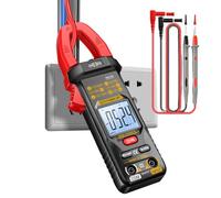Pince ampèremétrique, 4000 comptes, testeur d'ampérage automatique, multimètre avec pince intelligente écran numérique pour électricien