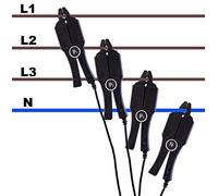 Pince ampèremétrique 5 A/Adaptateur de mesure/Sonde avec connexion BNC, convient pour les oscilloscopes ou l'analyse de réseau