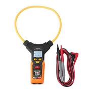 Pince Ampèremétrique Flexible, Multimètre de Courant Alternatif 3000 A, Facile à Utiliser, écran LCD, Rétroéclairage, Lampe de Poche, Maintien des Données, Indication de Batterie