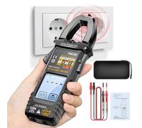 Pince Ampèremétrique Multimètre - Multimètre Testeur 4000 Points | Détecteur Automatique Portable Rétroéclairage LCD | Pour Courant Condensateur Circuit Disjoncteur Automobile Domestique Industriel