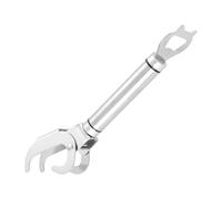 Pince anti-brûlure, protection contre la chaleur, 4,5 x 2,5 x 23 cm, pince chauffante de cuisine, pince à toast, prise en main sûre sans glissement, pour poêle, bol, assiette, four, restaurant