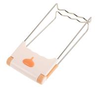 Pince Anti-chaleur Pliante pour Plat Chaud, Acier Inoxydable, Prise Stable | Silicone et PP, Usage pour Casseroles et Petits Pots, Prise Antidérapante, la Cuisine Domestique