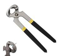 Pince Arrache-Clous Outils à main de charpentier 20,7 cm, tenailles | Pince Coupe-Bout pour Extraction des Clous pour construction, bâtiment, réparation, atelier, clôture, mur, palette, pneu,