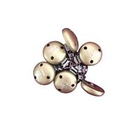 Pince Attache Tetine Clip Attache Tetine Bois Accroche Tétine Bois Kit Attache Tetine Bois Attache Sucette Bois Prenom à l'unité (or brillant)