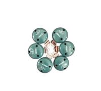 Pince Attache Tetine Clip Attache Tetine Bois Accroche Tétine Bois Kit Attache Tetine Bois Attache Sucette Bois Prenom 6 Pièces PRINCE (Canard)