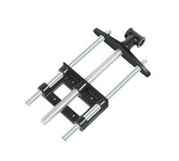Pince avant - Étau à bois en fonte malléable - Espacement entre les essieux de 15 cm - Galvanisé et inoxydable - Envergure maximale de 11,81 pouces - Poids : 10,58 lbs