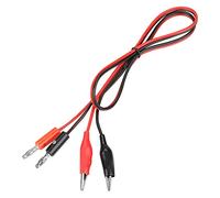 Pince Banane, Ligne de Câble Sortie Pince Fiche Banane 30V 5A Câble pour Alimentation Réglable Régulée en Courant Continu Cordons de Test Fixés avec Pinces Croc