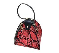 Pince Billets Pour Magnétique Capacity Bag Leather Large Fashion Bag Insert Organisateur De Main En Feutre (Red, One Size)