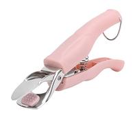 Pince Bol en Acier Inoxydable 304, Clip Antidérapant et Résistant à la Chaleur, Vert - Manche Élargi Confortable, Idéal pour Cuisine et Restaurants (Clip bol en silicone 304 : rose (pas de logo))