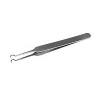 Pince Bout Fin en Acier Inoxydable pour Retrait Pr cis des T tes Noires Outil de Soin Beaut Professionnel avec Crochet de 8 7 cm