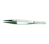 Pince brucelle de précision Bernstein 5-433 émoussée, effilée 125 mm 1 pc(s)
