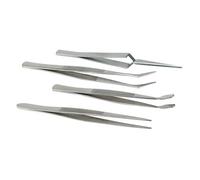 Pince Brucelle - GENERIQUE - Lot de 4 - Acier inoxydable - 110 mm - Non-magnétique