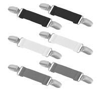 Pince Cardigan,6 PCS Pince Cardigan ÉLastique Kit Pinces à Broches Clip Élastique Chandail Clip Ajustable Clip de Pull Pince Robe Élastique pour Gants Robes Châles Enfants