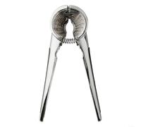 Pince casse-noisette en alliage d'aluminium - Ouvre-noix - Argenté - Réglable - Compatible avec une utilisation en cuisine