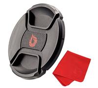 Pince centrale pour bouchon d'objectif de 77 mm, ressorts extra solides, fabriqués à partir de plastique 100 % recyclé.