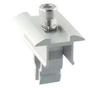 Pince centrale pour modules solaires Quick Fix End Clip pour cadres de 30 à 50 mm (clip central argenté)