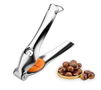 Pince Chataignes,TJ POP Coupe Chataigne en Acier Inoxydable, Ouvre Chataigne, Éplucheur de Châtaignes,Casse Noisette Multifonctionnel Avec Ouvre-Bouteille