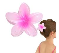 Pince Cheveux Fleur Hawaienne, Barrette, Tiaré, Hibiscus - Flower Hair Clip Claw Pour Femmes