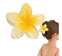 Pince Cheveux Fleur Hawaienne, Barrette Tiaré, Hibiscus, Hair Clip Claw, Pinces À Cheveux Pour Femmes