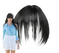 Pince Cheveux Frange - Effortless Installation Not Easy To Break Safe, Clipser Vrais Humains, Fausses Franges Naturelles Clip, Bangs Bang Hair Extension Fake | Multipurpose Outdoor Indoor Utility C