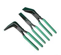 Pince cintreuse compacte avec mâchoire droite réglable et angles fixes de 45 degrés et 90 degrés pour aplatir et plier (C)