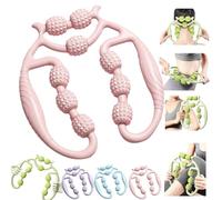 Pince circulaire pour jambes, outils de massage à 9 roues à 360 degrés pour homme et femme - Soulage la douleur musculaire - Rouleau de massage multifonction - Pinces circulaires pour poignet, main