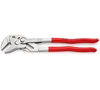 Pince-clé 300mm - Gainage PVC - Chromée - Ouverture 68mm KNIPEX - 8603300