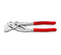 Knipex Pince-clé pince et clé à la fois chromée, gainées en plastique 180 mm (carte LS/blister) 86 03 180 SB