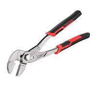 Pince-clé MAXPOWER 250 mm, pince multiprise 2 en 1, clé multiple, largeur de mâchoire max 80 mm, réglage fin par simple pression d'un bouton, acier CR-V