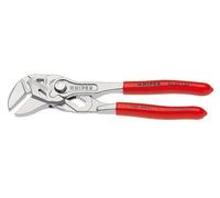Knipex Pince-clé pince et clé à la fois chromée, gainées en plastique 150 mm (carte LS/blister) 86 03 150 SB