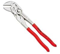 Pince-clé multiprise - KNIPEX - 250 mm - Nickelée - Poignées gainées en plastique
