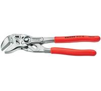 Knipex Pince-clé 86 03 180 SB – pince et clé, chromée, gainée en plastique 180 mm sur carte LS